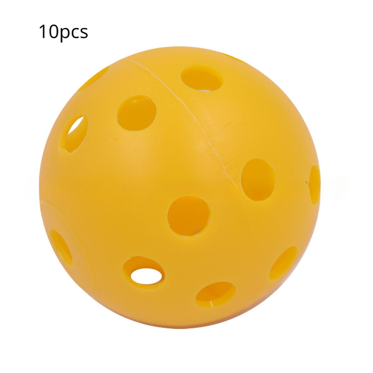 10 Hollow and soft plastic practice balls