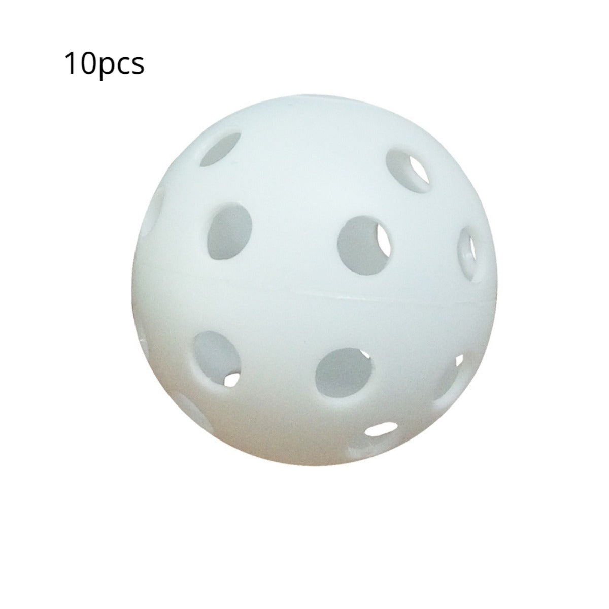 10 Hollow and soft plastic practice balls