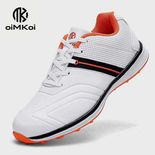 OiMKoi PLUS SIZE Men's Solid Non-slip Golf Shoes