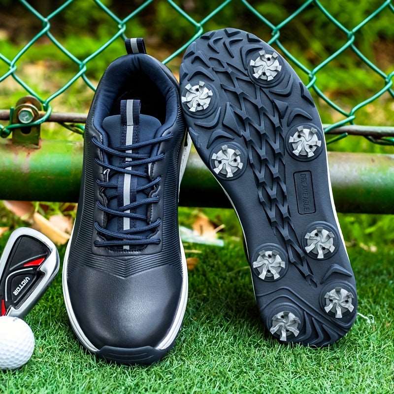 Men's Professional Lightweight Waterproof Golf Shoes with Spike's
