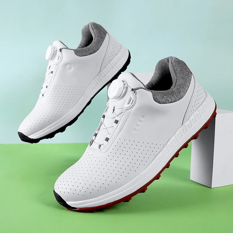 Summer Golf Shoes tighten by wire buckle