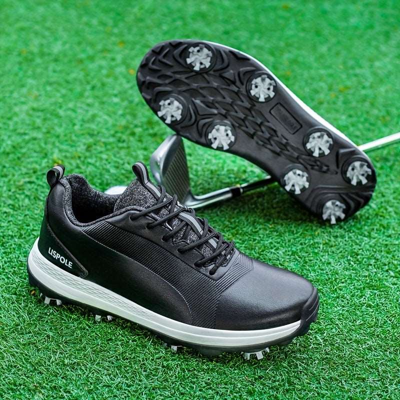 Men's Professional Lightweight Waterproof Golf Shoes with Spike's