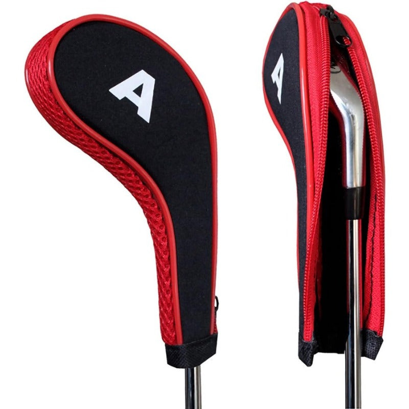 12 Fashionable Number Printed Golf Iron Club Head Covers With Zipper