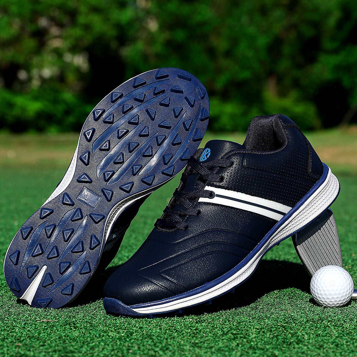 OiMKoi PLUS SIZE Men's Solid Non-slip Golf Shoes