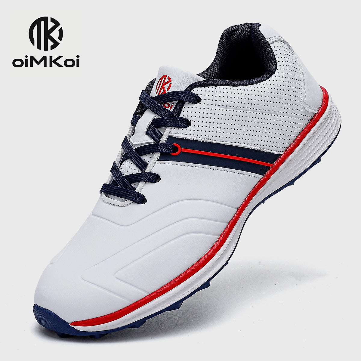 OiMKoi PLUS SIZE Men's Solid Non-slip Golf Shoes