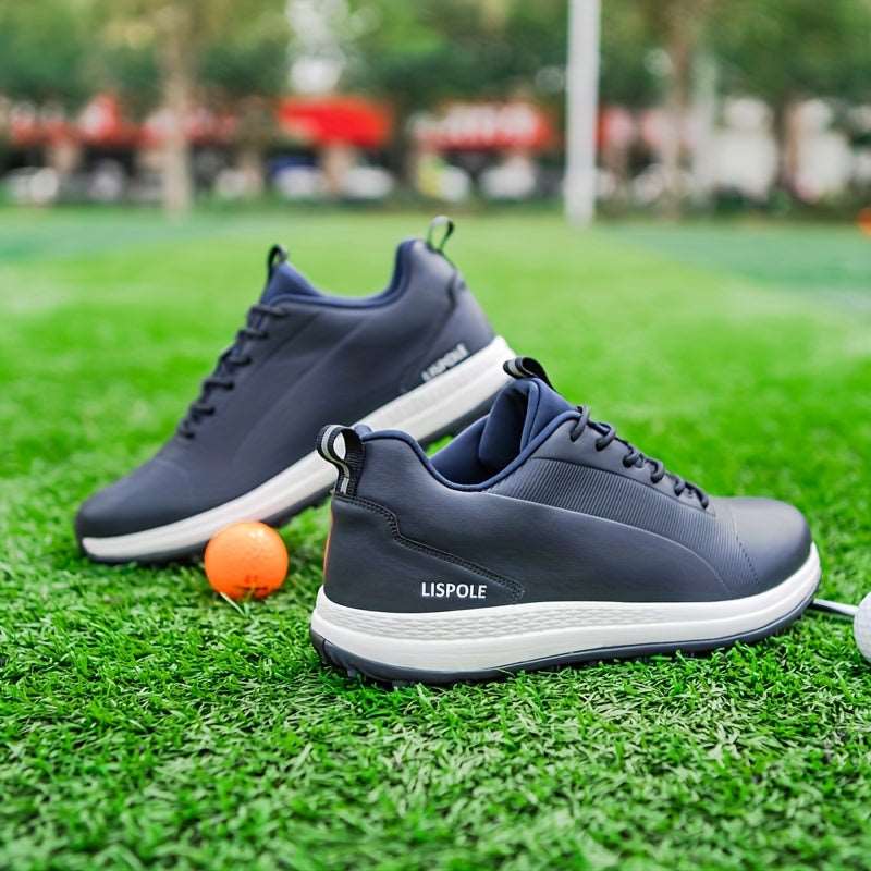 Men's Solid Non-slip Golf Shoes