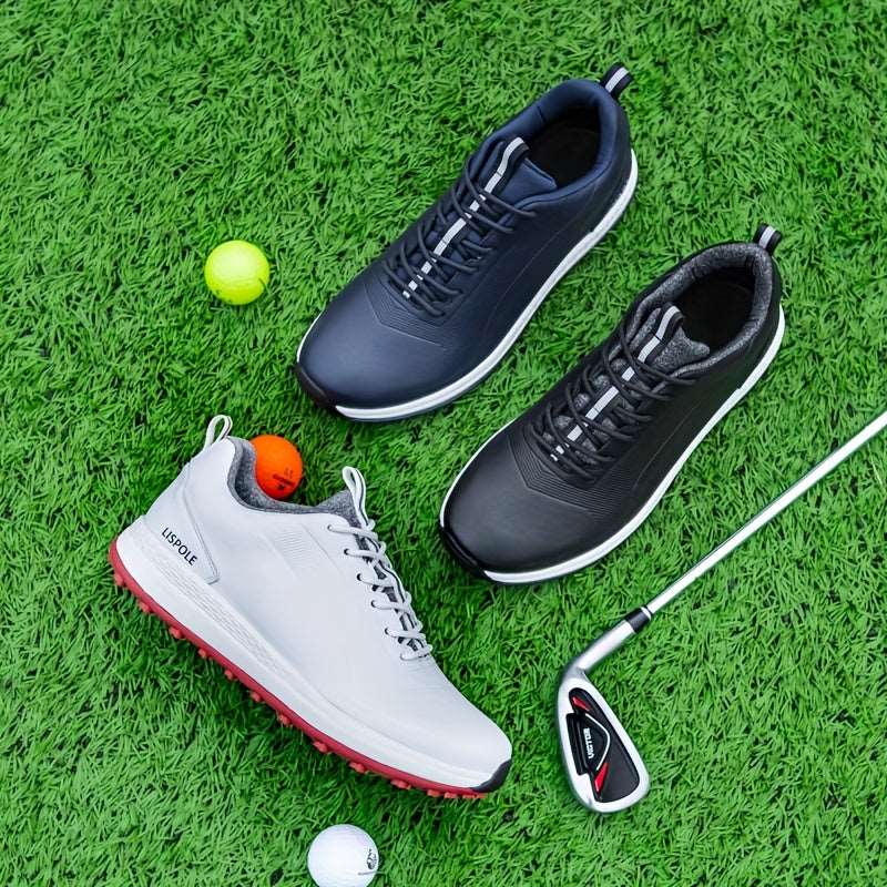 Men's Solid Non-slip Golf Shoes