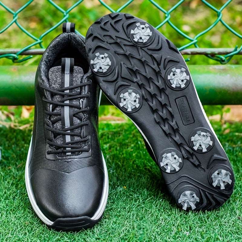 Men's Professional Lightweight Waterproof Golf Shoes with Spike's