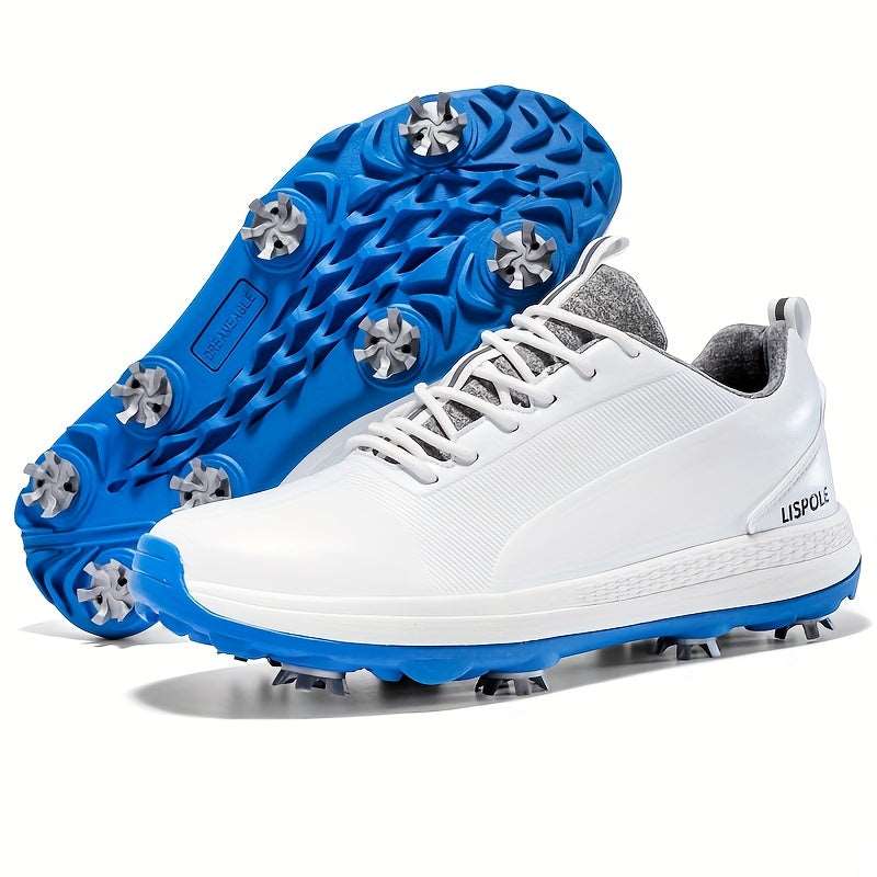 Men's Professional Lightweight Waterproof Golf Shoes with Spike's