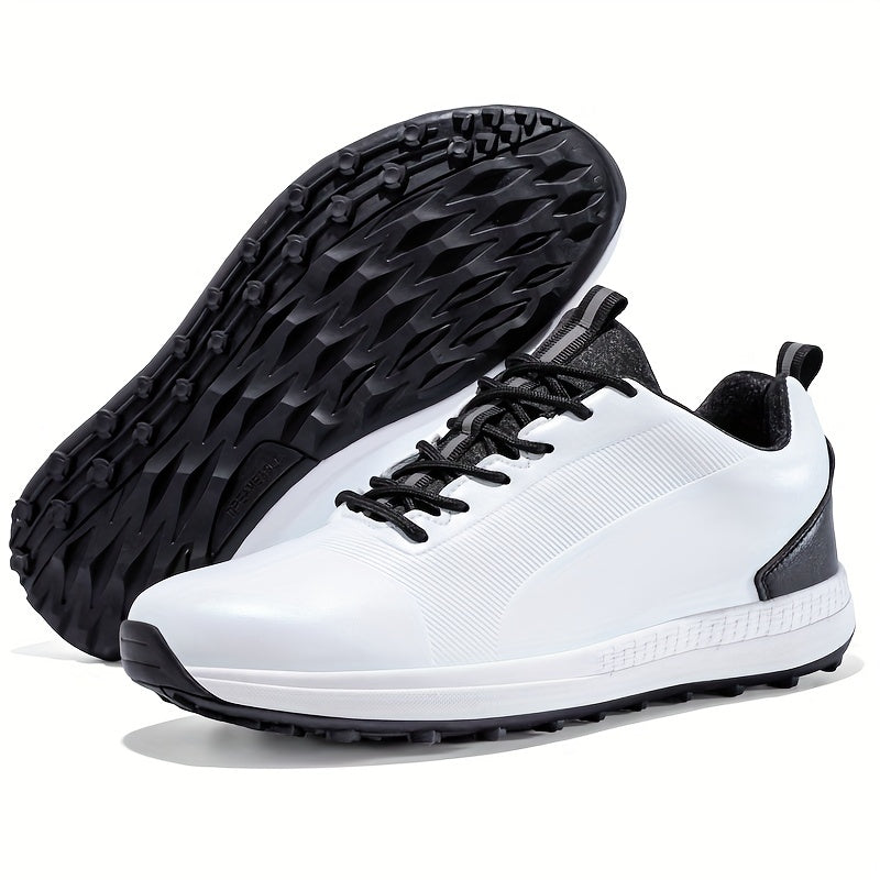 Men's Solid Non-slip Golf Shoes