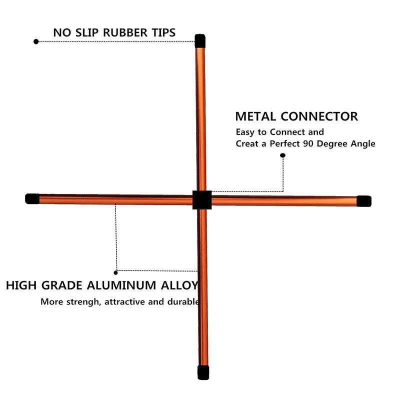 Golf Alignment Sticks & Swing Plane Trainer