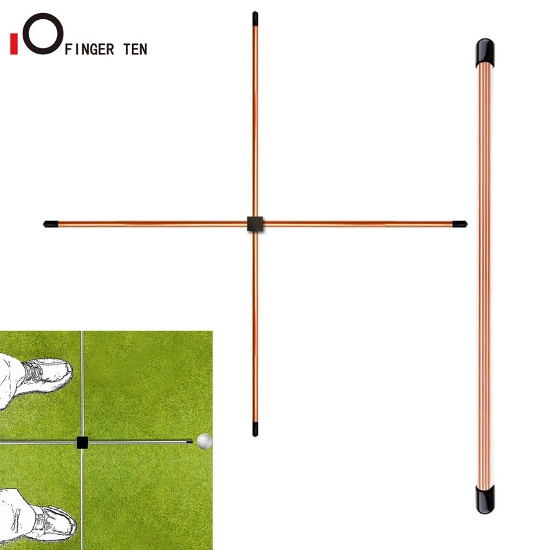 Golf Alignment Sticks & Swing Plane Trainer