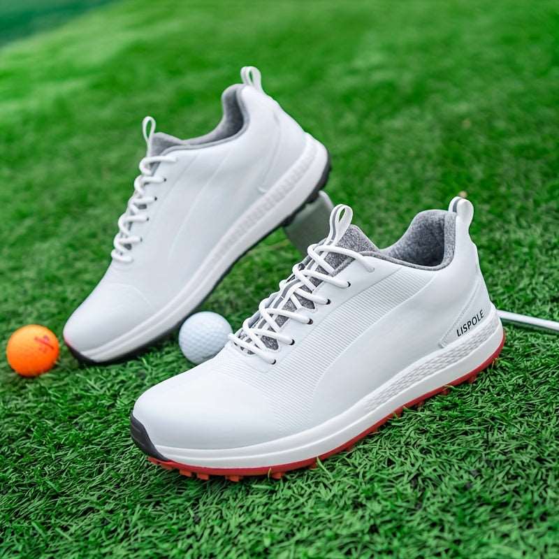 Men's Solid Non-slip Golf Shoes