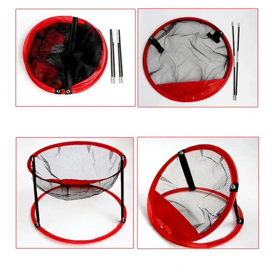 3-Piece Golf Net Set for Indoor & Outdoor Practice