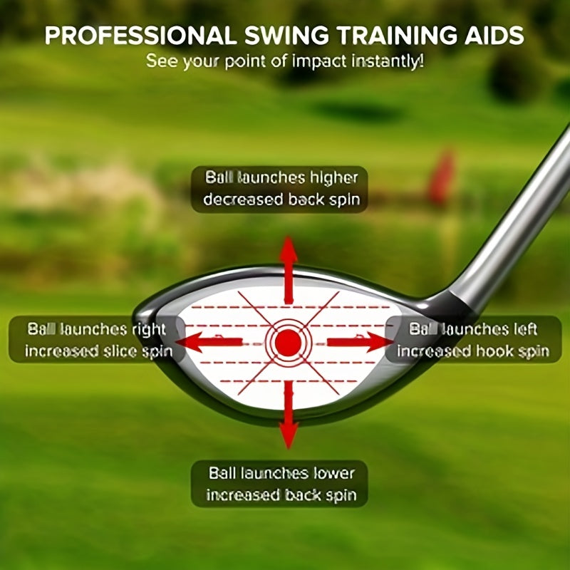 70 Precision Golf Impact Tape Labels for Improved Ball Striking Consistency