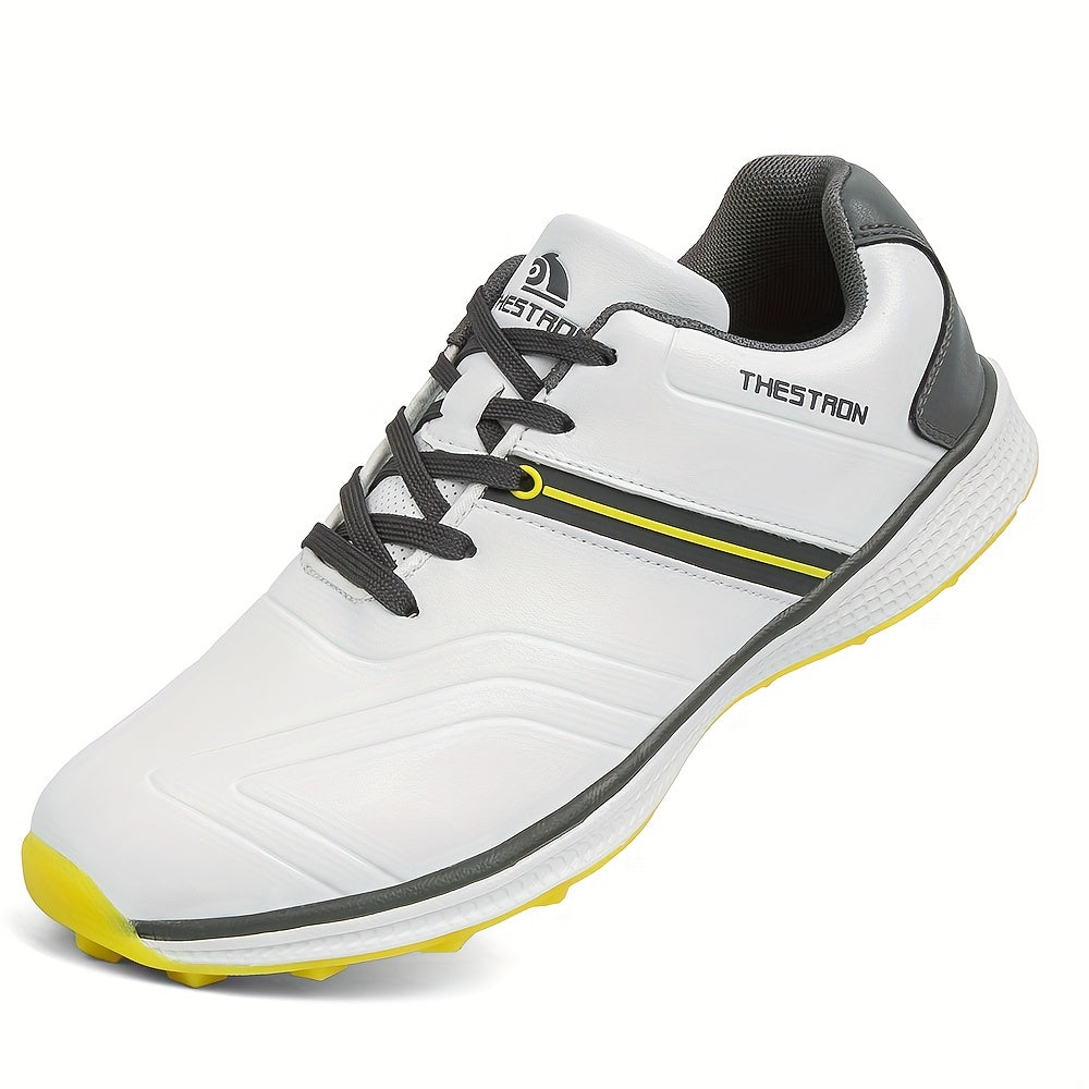 Men's Solid Non-slip Golf Shoes